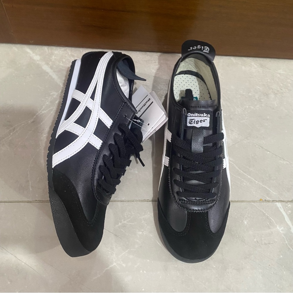 Onitsuka Tiger Mexico 66 Asics Sneaker Shoes In Black White